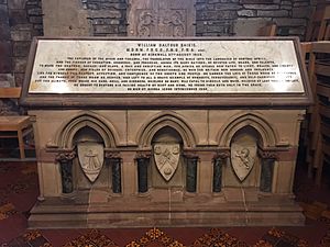 William Balfour Baikie memorial in Kirkwall Cathedral, Orkney