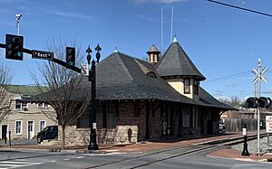 Winchester and Western Railroad station