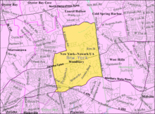 Woodbury-ny-map