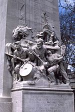 "Civil War Soldiers and Sailors" Memorial, by Hermon Atkins MacNeil (1921)