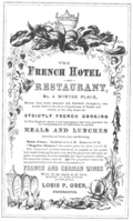 1871 FrenchHotel LouisPOber ad NewtonMA Directory