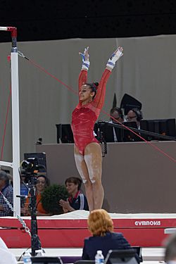 2015 European Artistic Gymnastics Championships - Uneven bars - Rebecca Downie 09