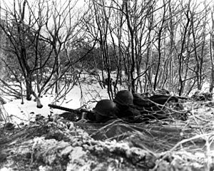 45th Division roadblock, Battle of the Bulge