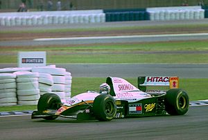Alessandro Zanardi - Lotus 109 at the 1994 British Grand Prix (32500452896)