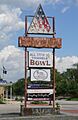 All-Star Bowling Alley (Orangeburg SC) sign from SW 1
