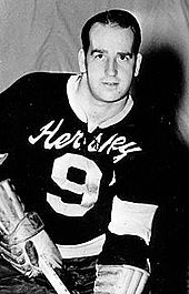 Arnie Kullman, center - Hershey Bears (1948-60)