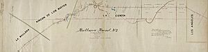 Ballona Road - 1874 - Washington Boulevard from roughly Elenda Street to Hoover Street