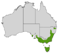 Banksia marginata map