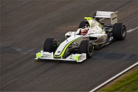 Barrichello Barcelona testing