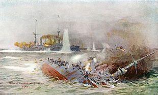 Battle of the Falkland Islands, 1914 (retouched).jpg
