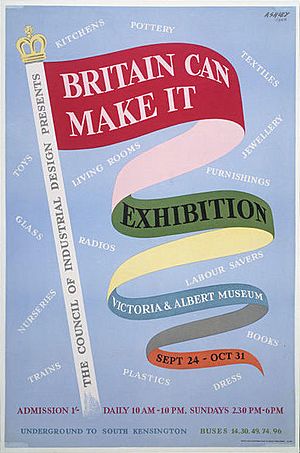 Britain Can Make It exhibition poster