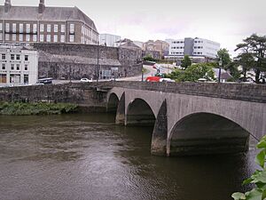 Carmarthen bridge over Afon Towy - geograph.org.uk - 3007505