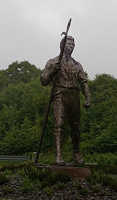 Chartist Statue on the A4048 at Blackwood - geograph-4014913-by-Ian-S