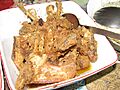 Chicken roast in a table 01