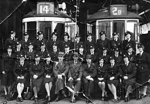 Christchurch Tram Conductors during World War 2