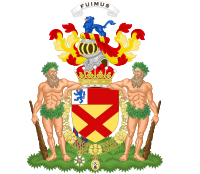 Coats of Arms of Edward Bruce, 10th Earl of Elgin and 14th Earl of Kincardine