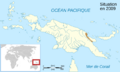 Cophixalus pipilans map-fr