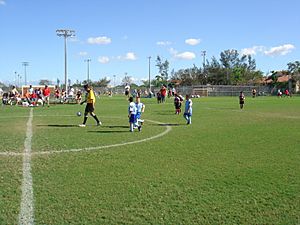 Coral Springs Youth Soccer League Game, Cypress Park 1100