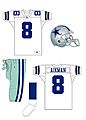 Dallas Cowboys white uniform