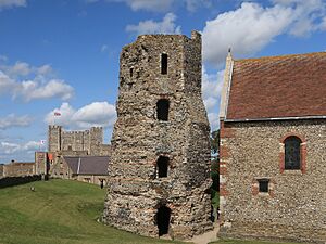 Dover Castle, the Roman Lighthouse
