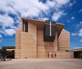 Exterior of Cathedral of Our Lady of the Angels dllu