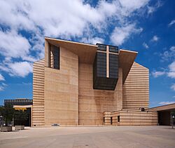 Exterior of Cathedral of Our Lady of the Angels dllu.jpg