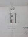 Façade de l'église de Saint-Georges-du-Bois en 1855