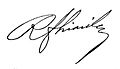 Firma de Rodolfo Chiari - Constitución de 1904