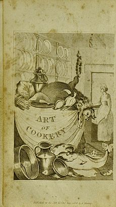 Frontispiece to the 1810 edition of A New System of Domestic Cookery