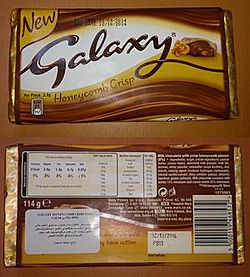 Galaxy Honyecomb Crisp Wrapper