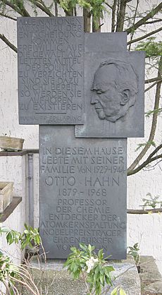 Gedenktafel Otto Hahn