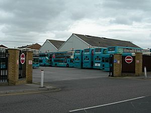 Gillingham Bus Depot - geograph.org.uk - 726224
