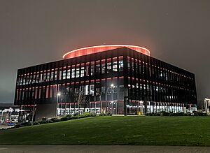 Halo building, Kilmarnock, Scotland, October 2024