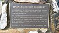 Harvey's Return cemetery plaque