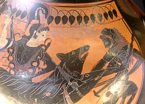 Herakles Kerberos Louvre A481