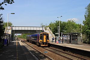 Highbridge and Burnham - FGW 158766 down train