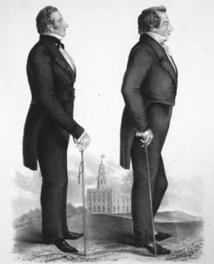 Hyrum Smith with brother Joseph Smith Jr
