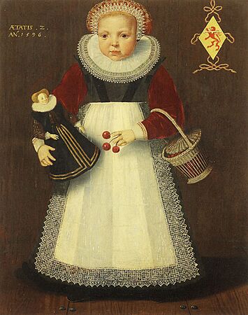 Isaac Claesz. van Swanenburg - Portrait of Catharina van Warmondt - 1596