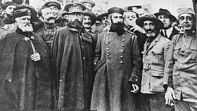 Izquierda a derecha, Coronel Araujo, General Navarro, Tte. Coronel Manuel López Gómez, Tte. Coronel Eduardo Pérez Ortiz, Comandante de Caballería José Gómez Zaragoza, embarcados de vuelta a Melilla