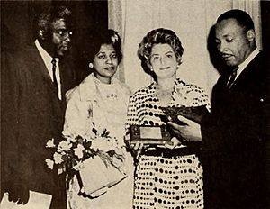 Jackie Robinson, Mary Dee, Dolly Banks, MLK, 1962