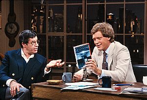 Jerry Lewis with David Letterman