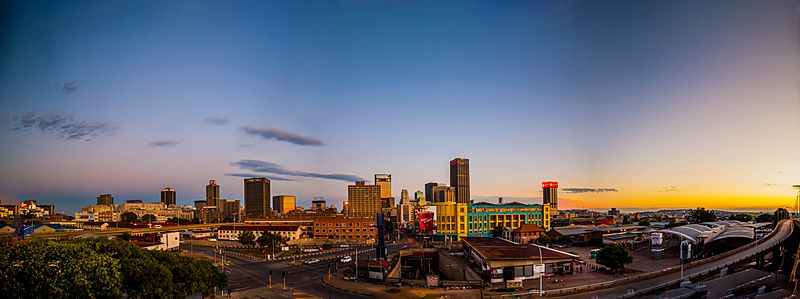 Johannesburg From M2 Highway Looking North