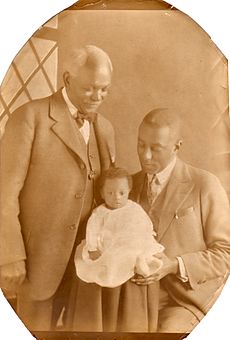 John W.E. Bowen, Sr., John W.E. Bowen, Jr. and John W.E. Bowen III ca 1927