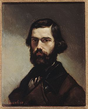 Jules Vallès by Gustave Courbet
