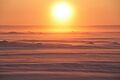 Laptev sea sunset