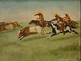 Lazando a Campo Abierto - Ernesto Icaza (1914)