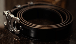 Leather belt from Celine