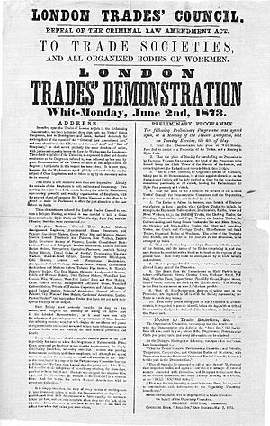London Trades Demonstration