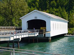 Lowell Covered Bridge - Lowell Oregon