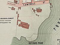 Map Kirribilli Point 1909